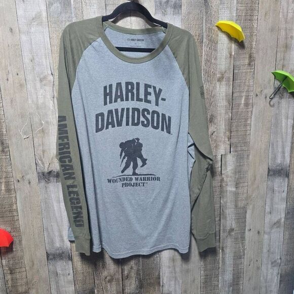 Harley Davidson Wounded Warrior Project Graphic Tee - Picture 1 of 7